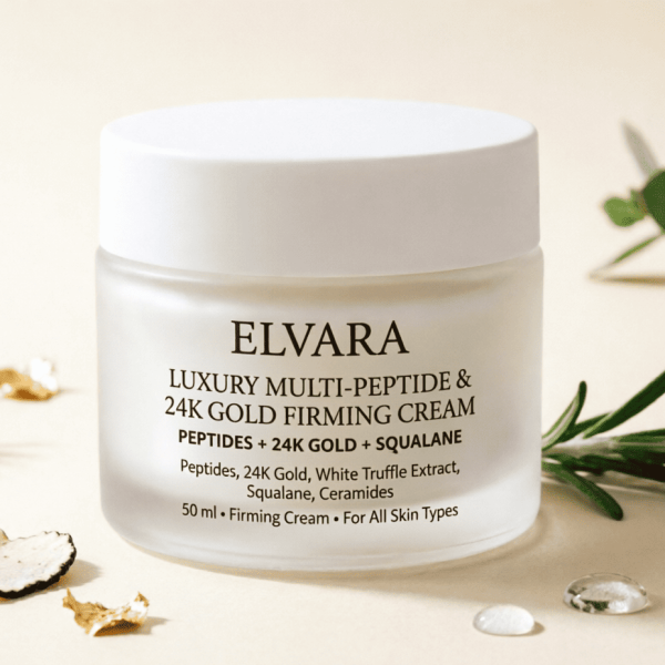 Luxury Multi-Peptide & 24K Gold Firming Cream — Peptides + 24K Gold + Squalane